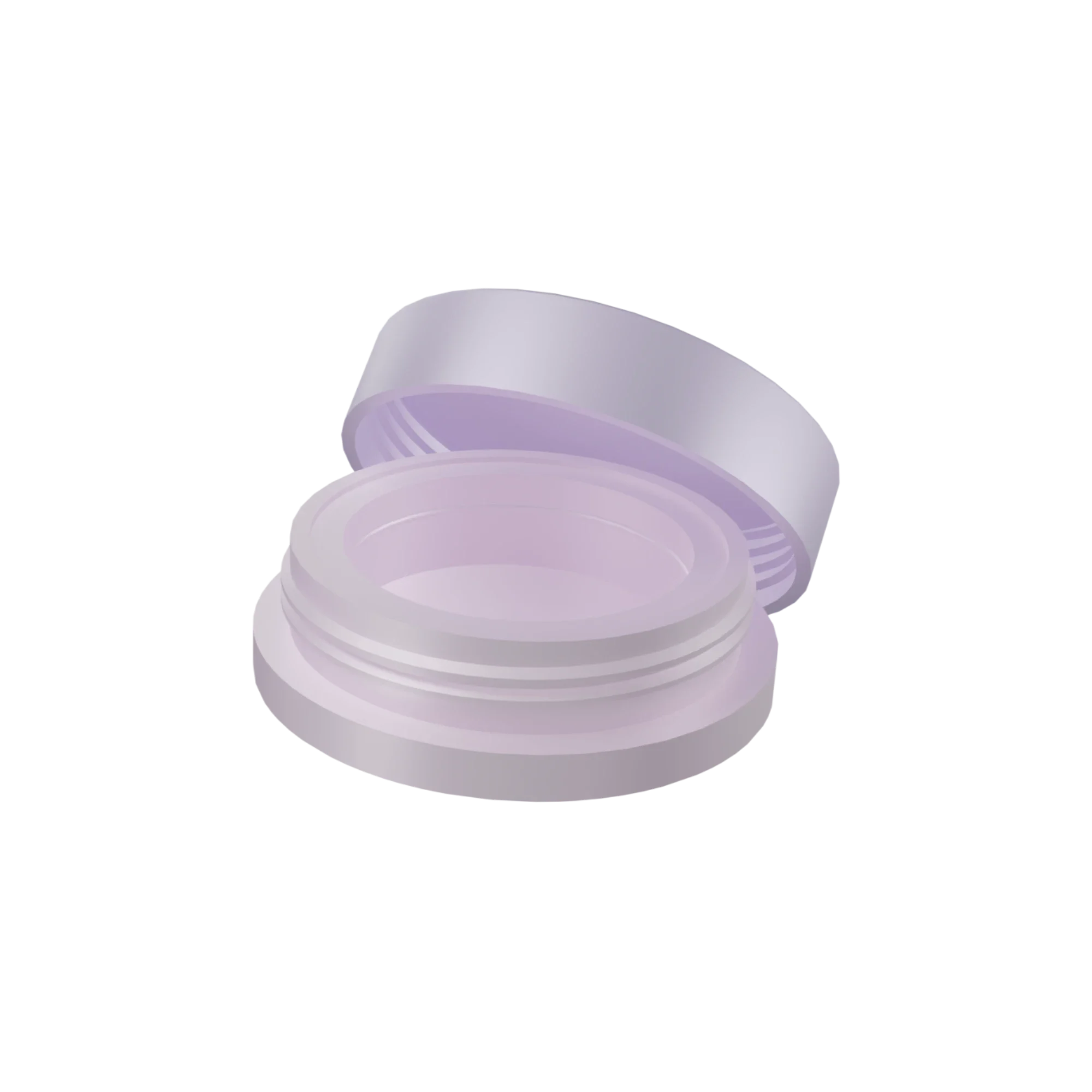 Anhui Jusu High Tech Industrial Co., Ltd 10g ABS Low-Profile Round Cosmetic Pot with Flush Cap