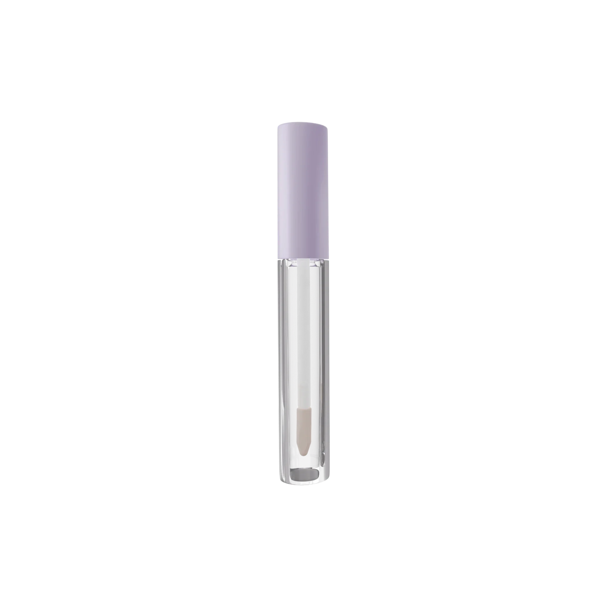 Anhui Jusu High Tech Industrial Co., Ltd 0.14oz / 4ml Thick-Wall PETG Cylinder Lip Gloss Tube with ABS Cap & Doe Foot Applicator