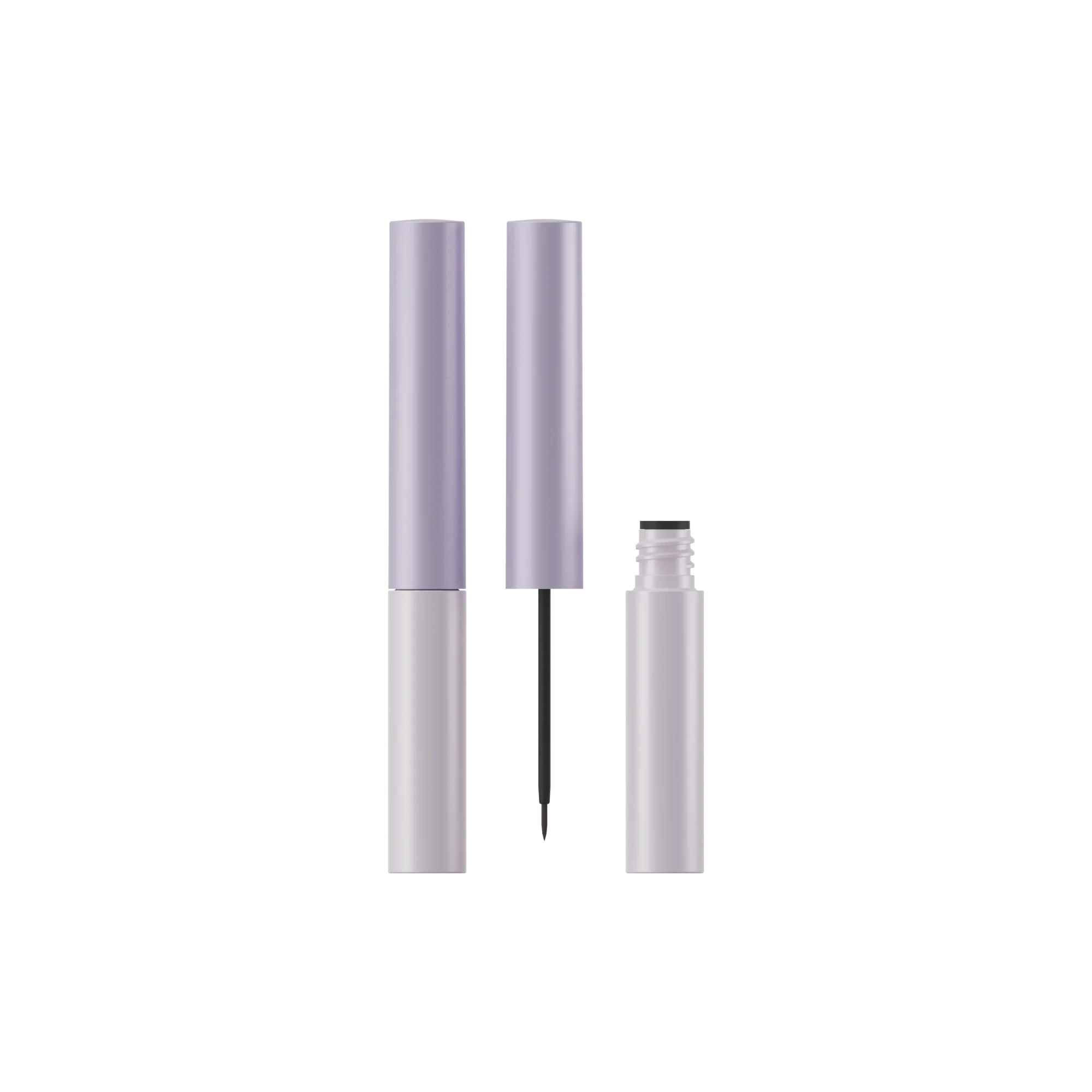 Anhui Jusu High Tech Industrial Co., Ltd 0.11oz / 3.3ml Cylinder PP Liquid Eyeliner Tube with ABS Cap & Fine Liner Brush