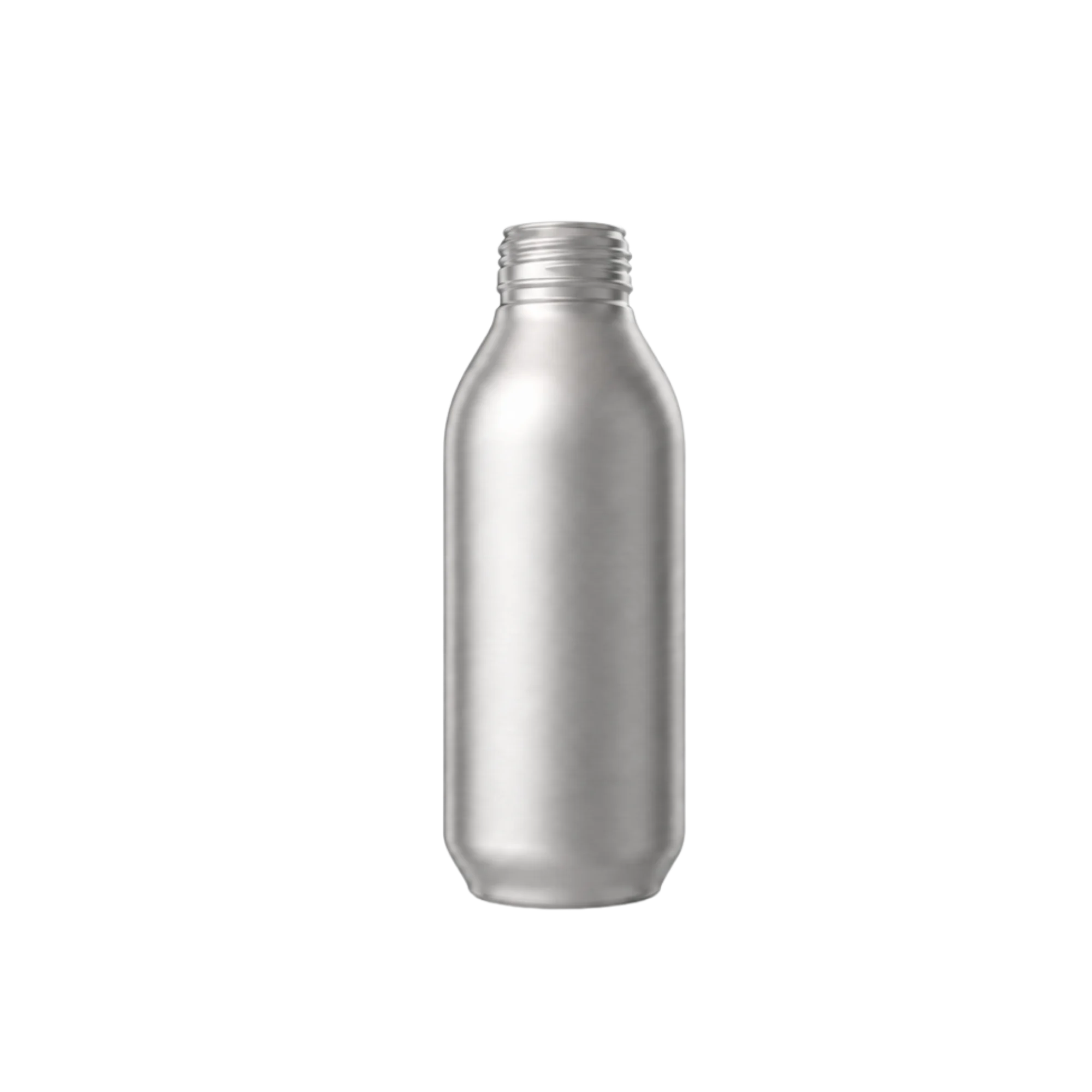15oz / 450ml Aluminum Boston Round Bottle with 100% Recycled Content & 38mm Neck
