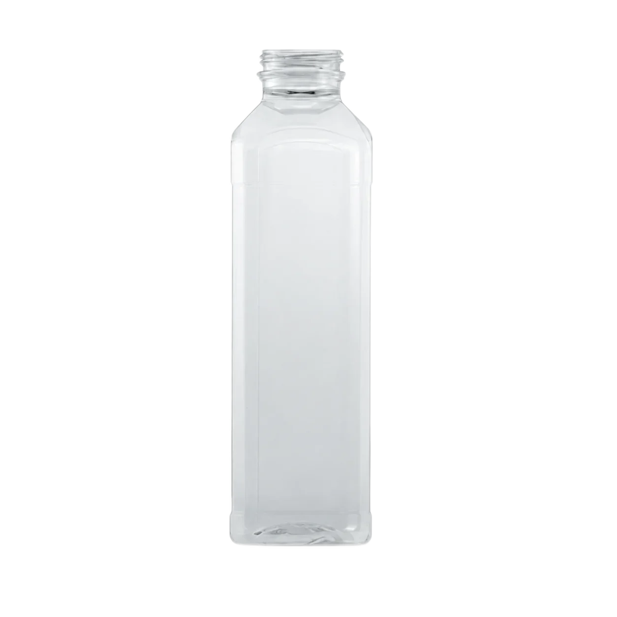 16oz Square 38mm DBJ PET Juice Bottle