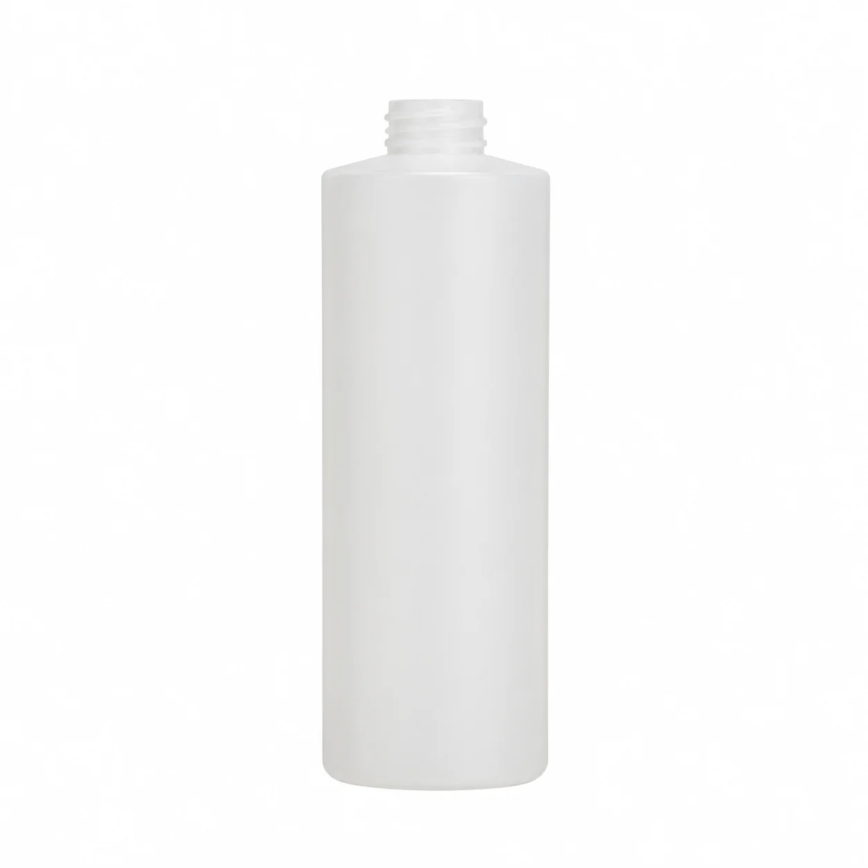 16oz / 473ml 24-410 Natural HDPE Cylinder Bottle