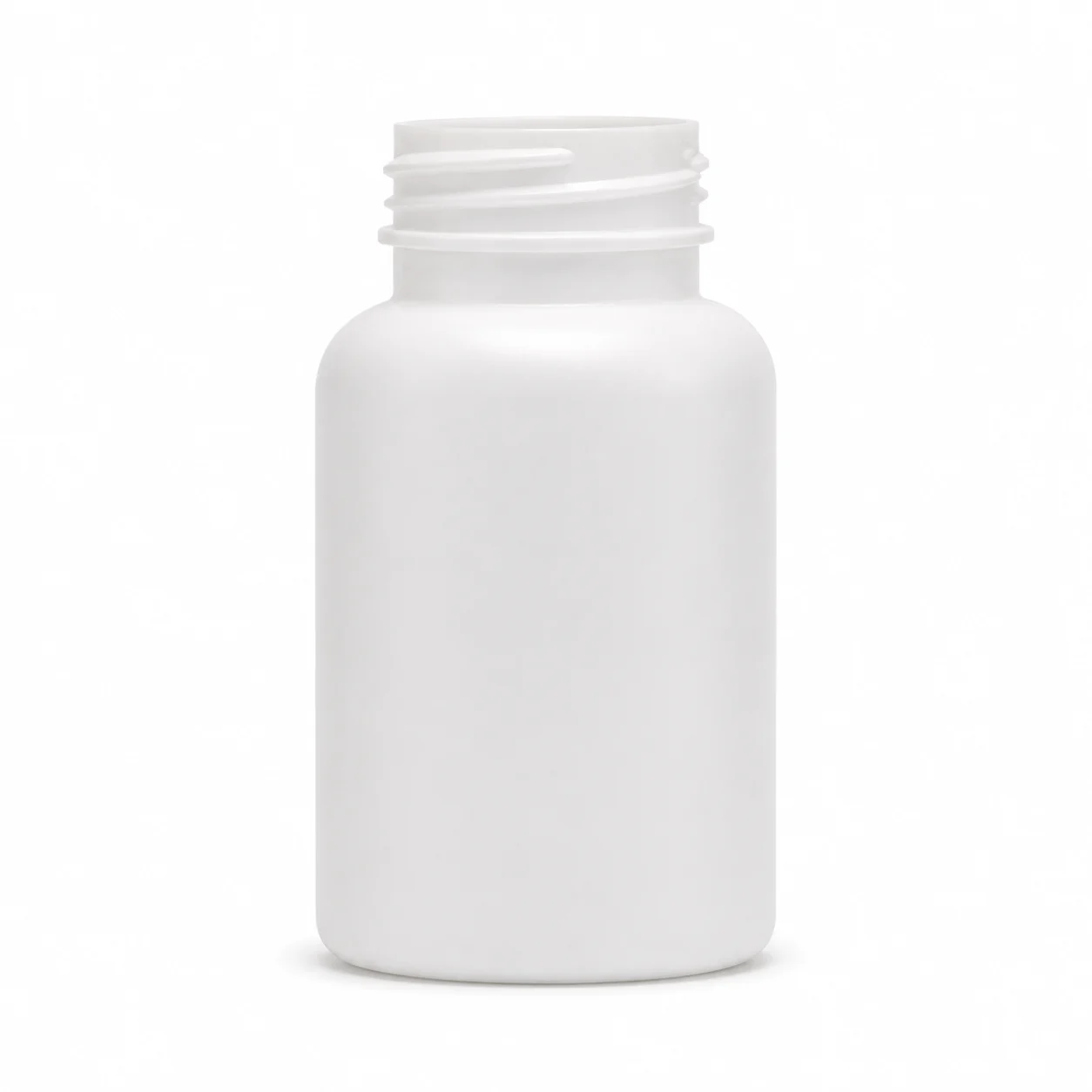 2.54oz / 75ml 33-400 HDPE Round Pharma Packer Bottle