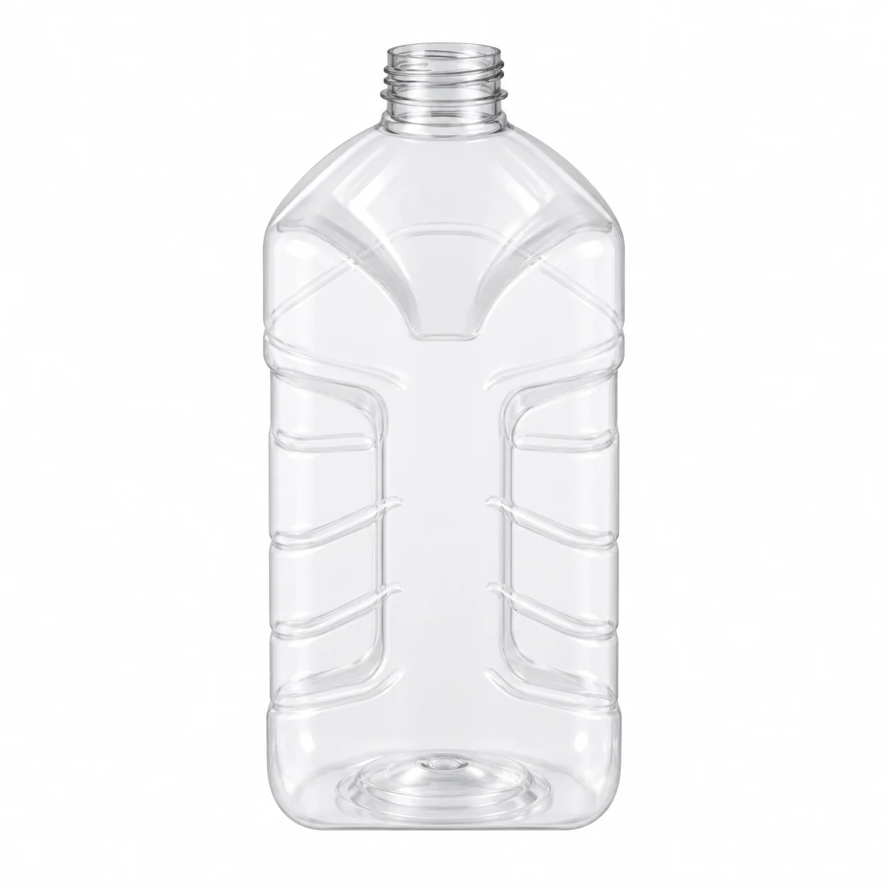 64oz / 1.89L 38-DBJ PET Square Gripper Bottle