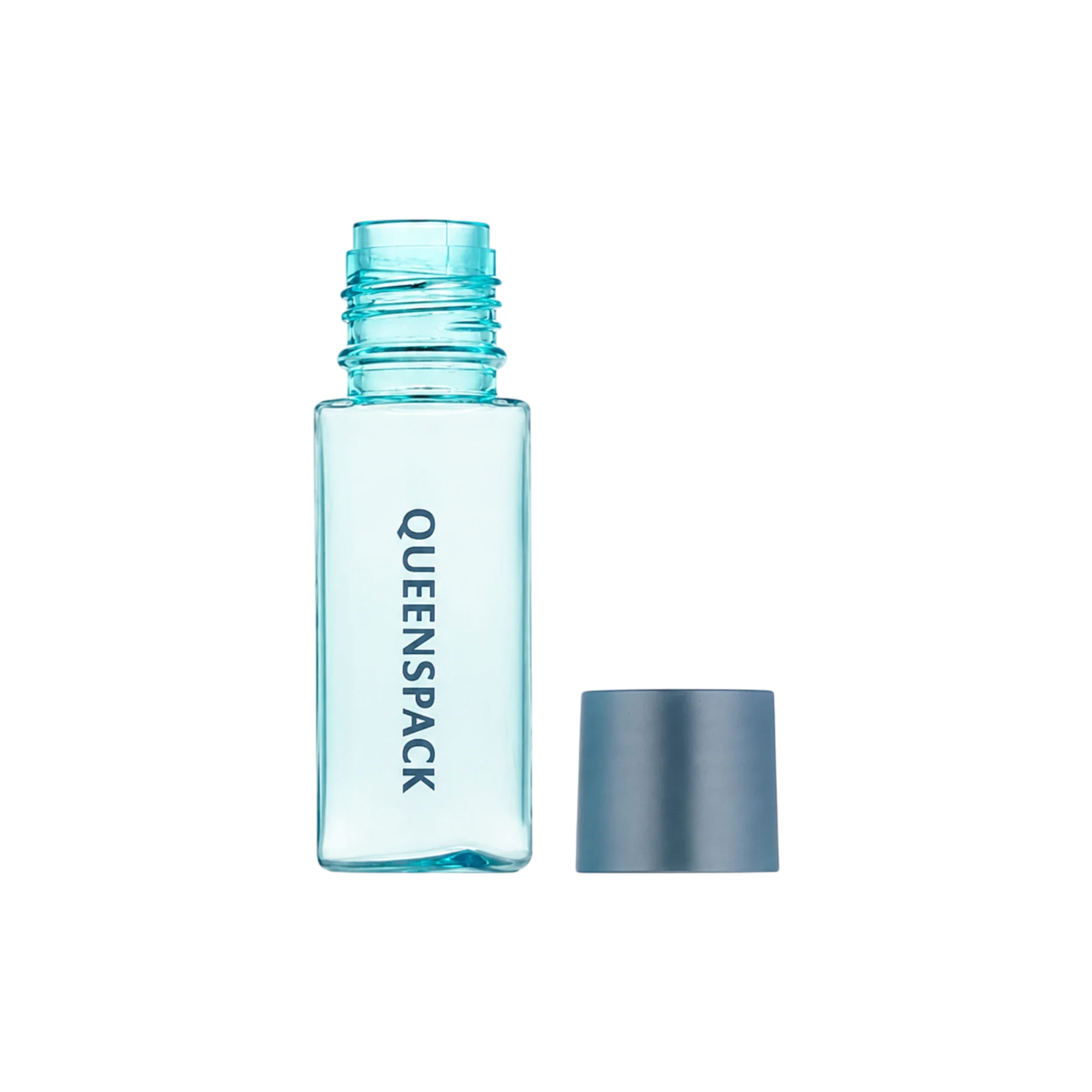 Queens Packaging Co., ltd. 0.34oz / 10ml Clear PETG Cylinder Cosmetic Bottle with PP Cap