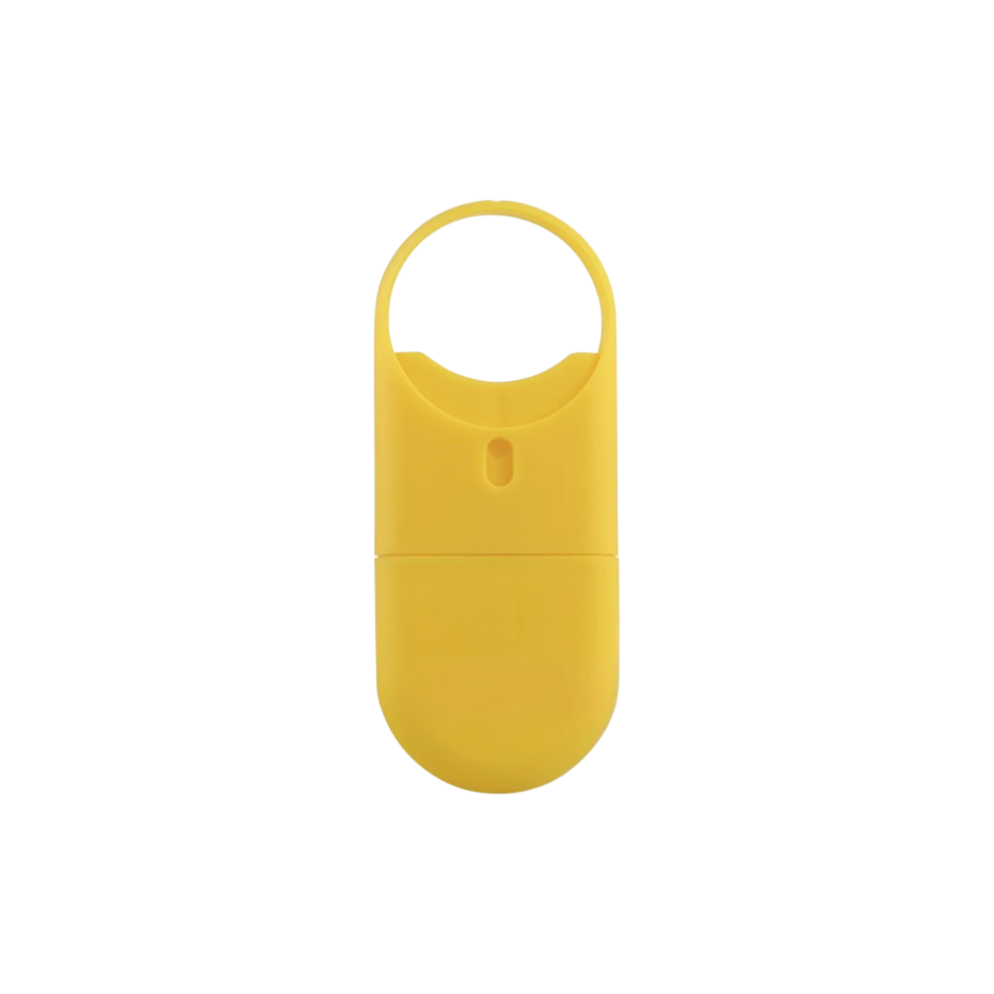 Queens Packaging Co., ltd. 0.51oz / 15ml PP Rounded Oval Spray Bottle with Integrated Fine Mist Sprayer & Keychain Loop