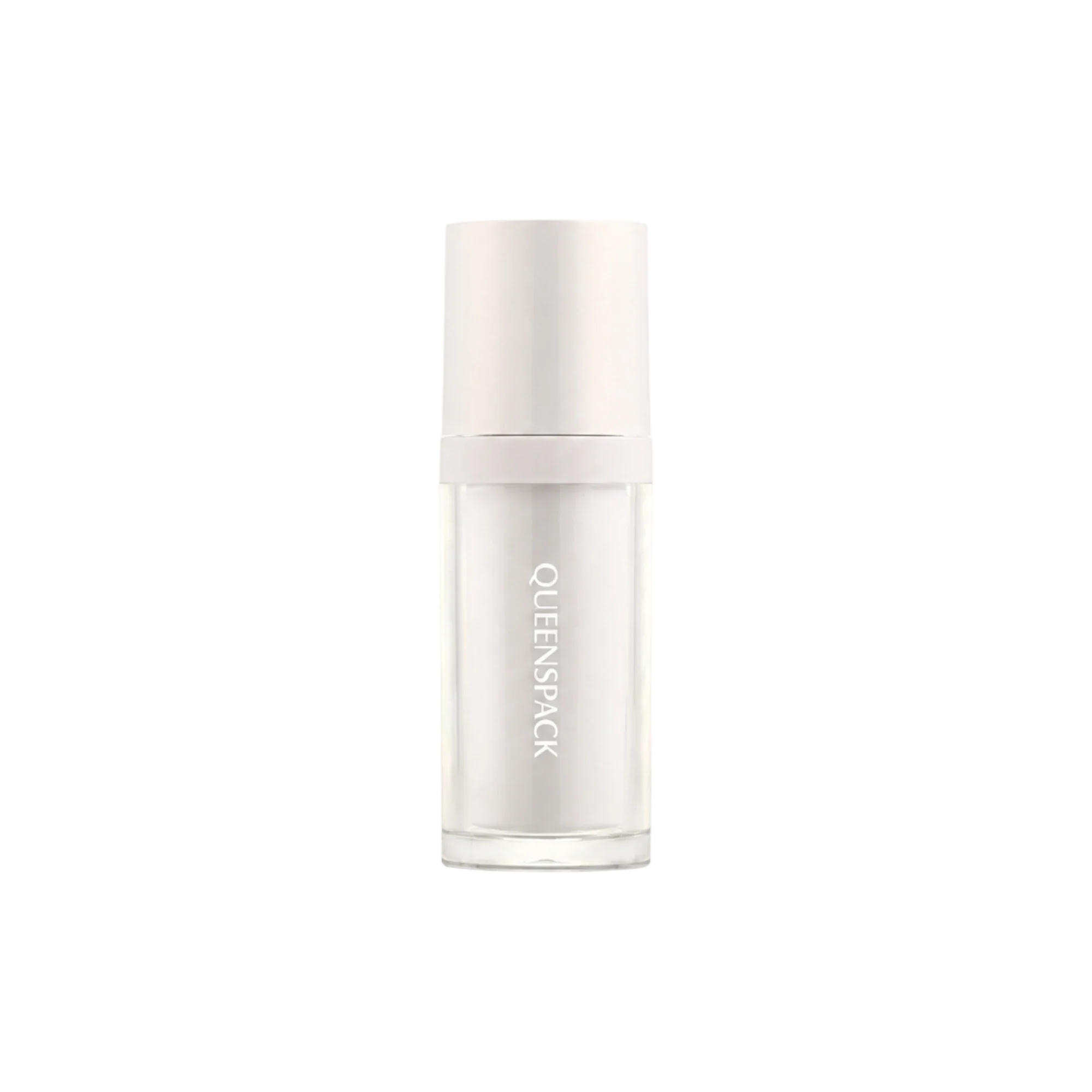 Queens Packaging Co., ltd. 1oz / 30ml Acrylic Double-Wall Slim Cylinder Dropper Bottle with Push Button Dropper & AS Pipette