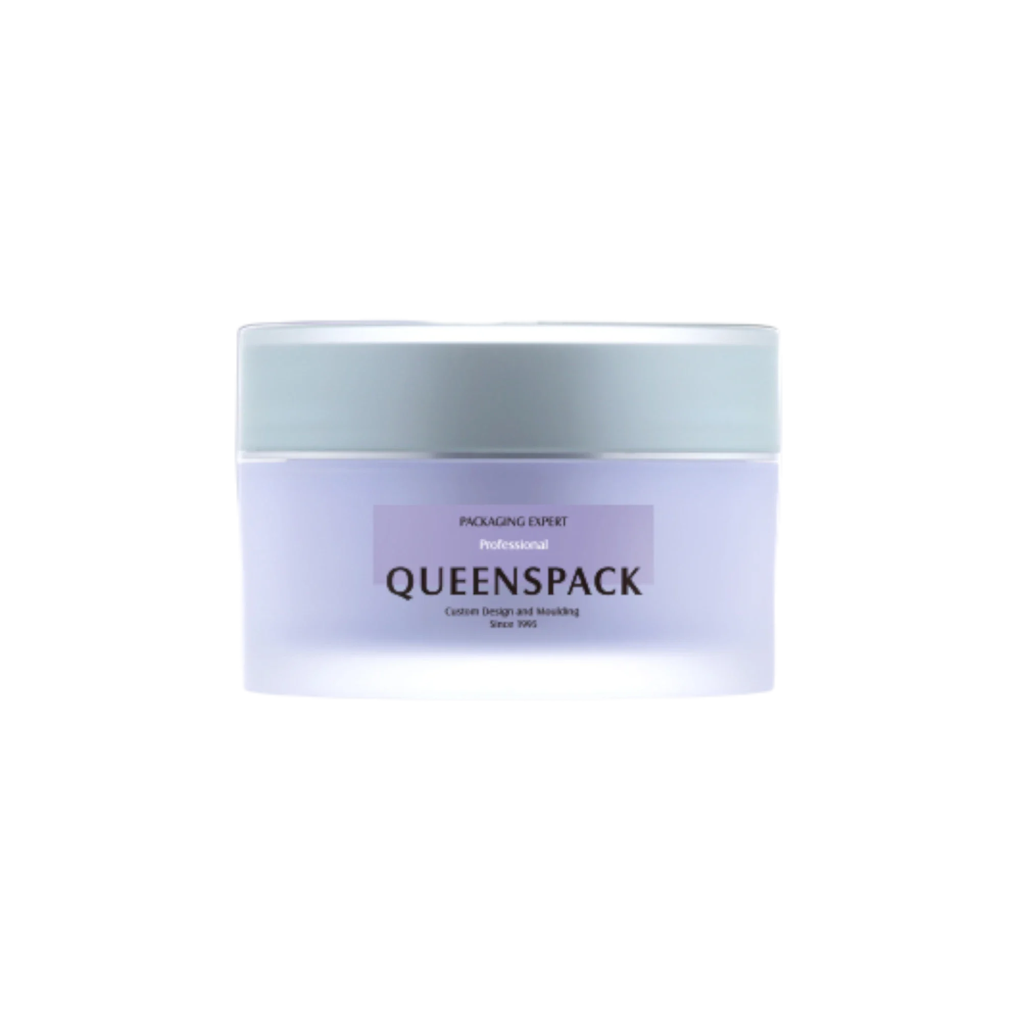 Queens Packaging Co., ltd.  6.8oz / 200ml MS Double-Wall Straight Sided Cosmetic Jar with PP Cap