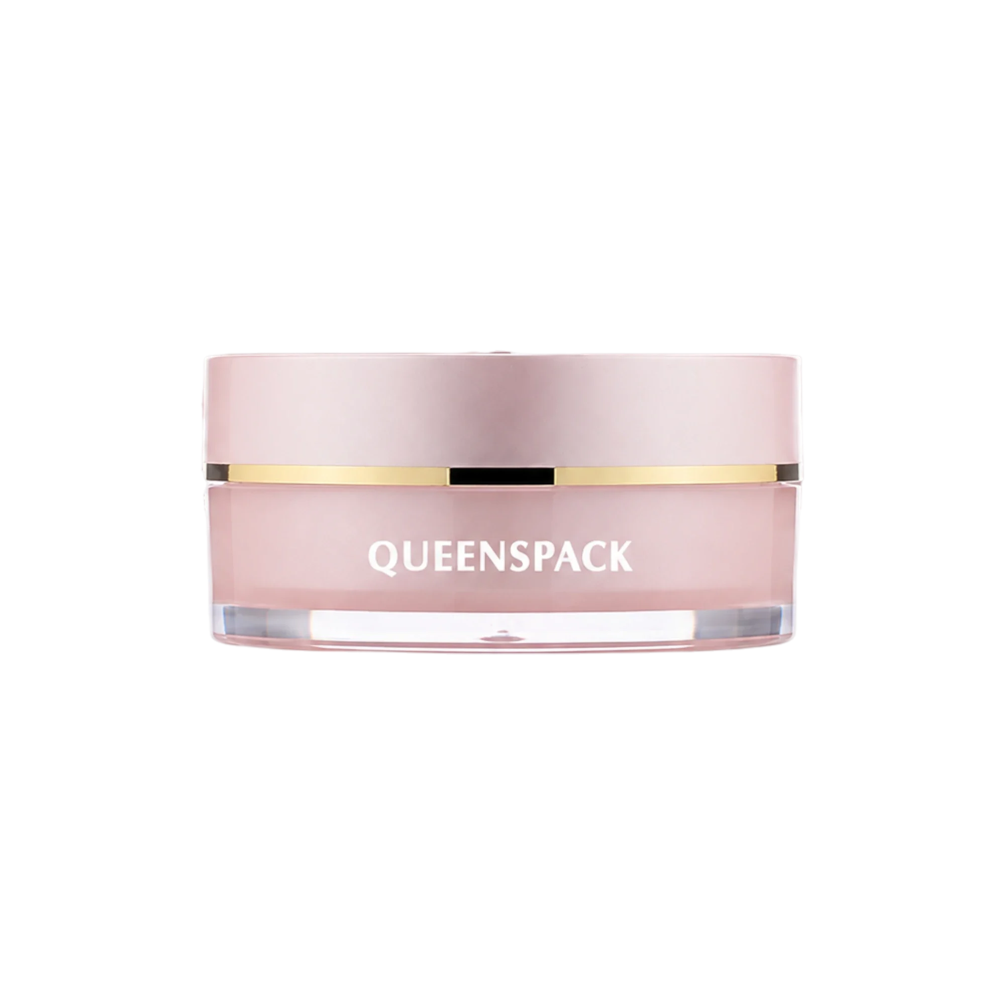 Queens Packaging Co., ltd. 2x50ml / 1.7oz Acrylic Low-Profile Straight Sided Dual-Chamber Cosmetic Jar with PP Inner Jar Sealing Disc