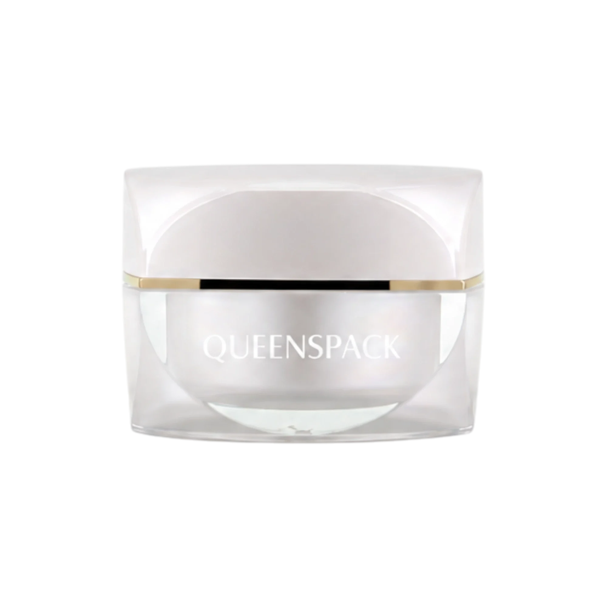 Queens Packaging Co., ltd. 0.17oz / 5ml Acrylic Double-Wall Straight Sided Balm Jar with PP Inner Jar & PE Sealing Disc