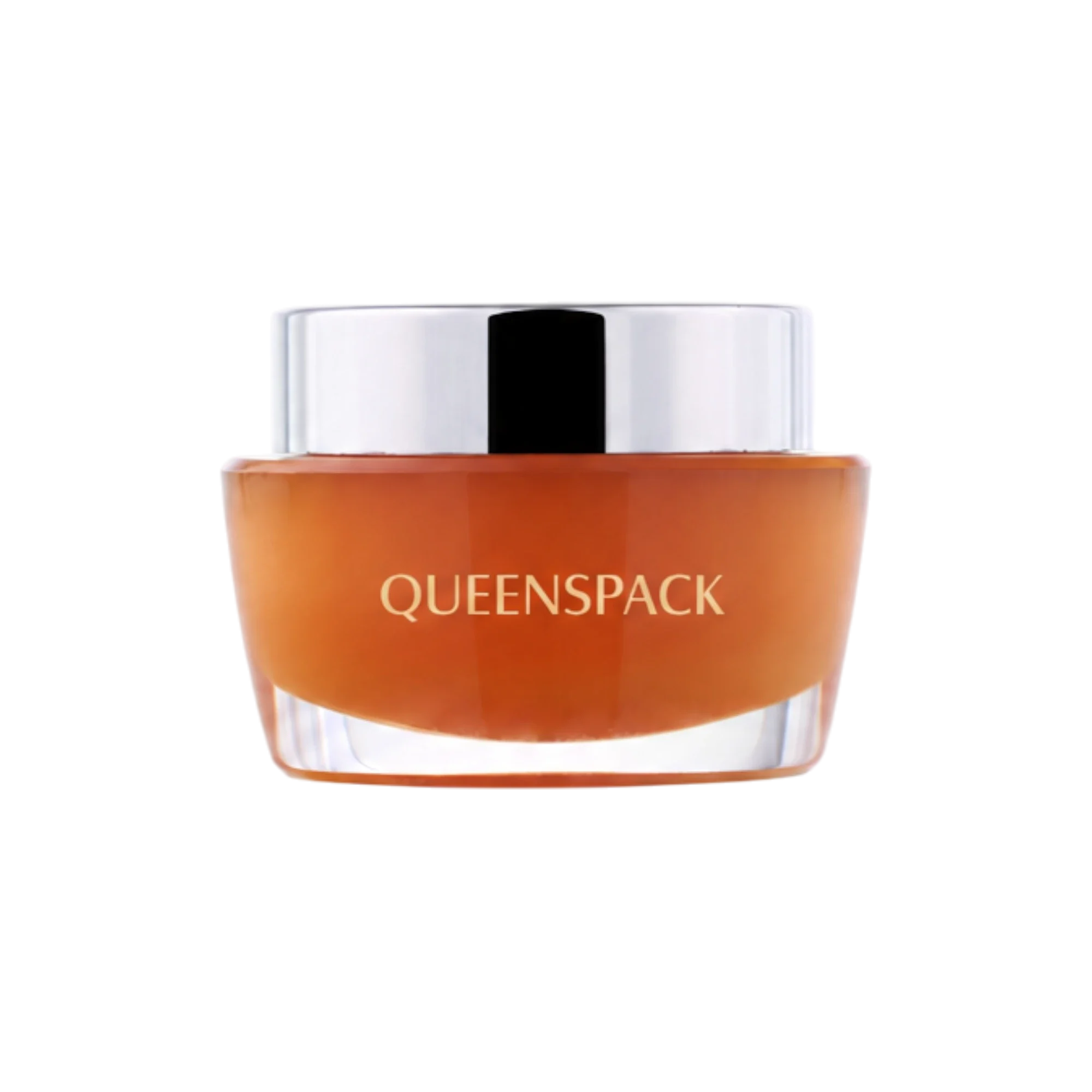 Queens Packaging Co., ltd. 1oz / 30ml Acrylic Double-Wall Tapered Cream Jar with Metallized ABS Cap & PP Inner Jar