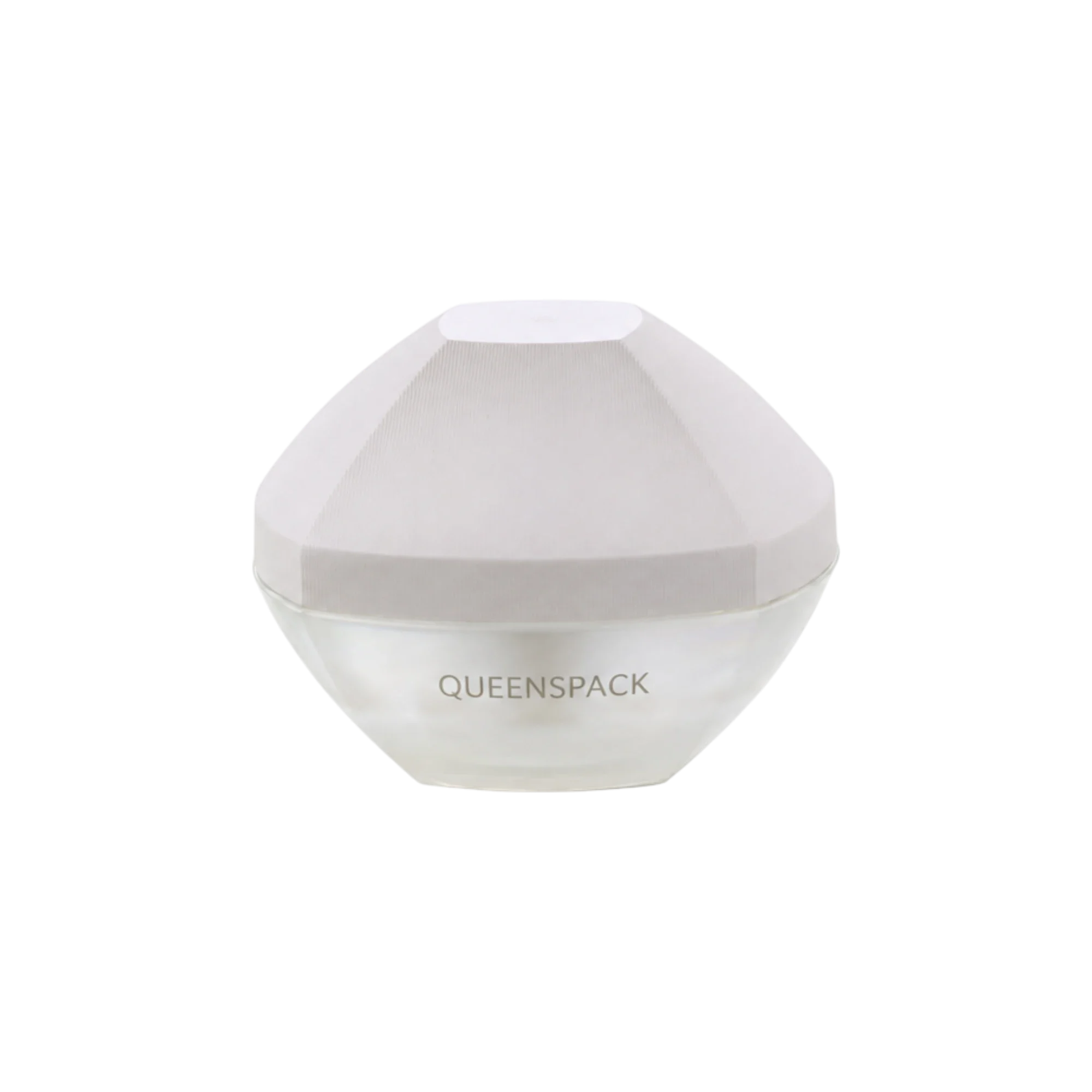 Queens Packaging Co., ltd.  1oz / 30ml Acrylic Double-Wall Faceted Jewel Cream Jar with Matching ABS Closure, PP Inner Jar & PE Sealing Disc