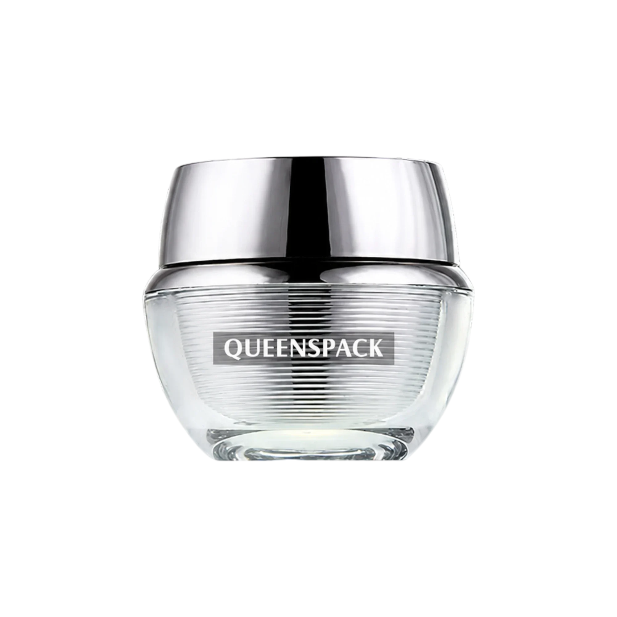 Queens Packaging Co., ltd.  0.51oz / 15ml Acrylic Double-Wall Round Cream Jar with Metallized & Tapered ABS Closure, PP Inner Jar & PE Sealing Disc