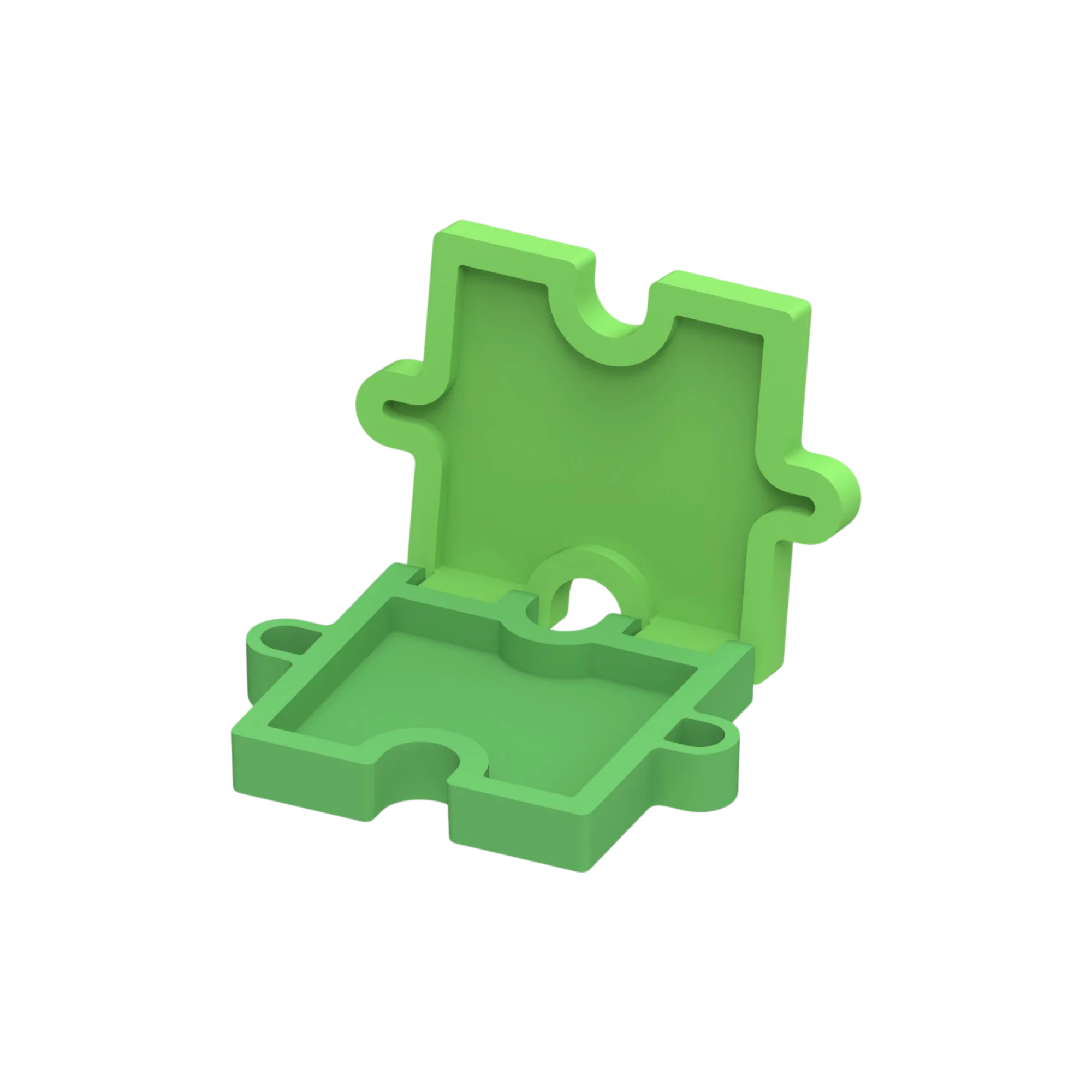 Hangzhou Ecopack Technology Co., Ltd 3g Single-Pan Puzzle-Piece ABS Eyeshadow & Blush Compact for Foundation and Blush