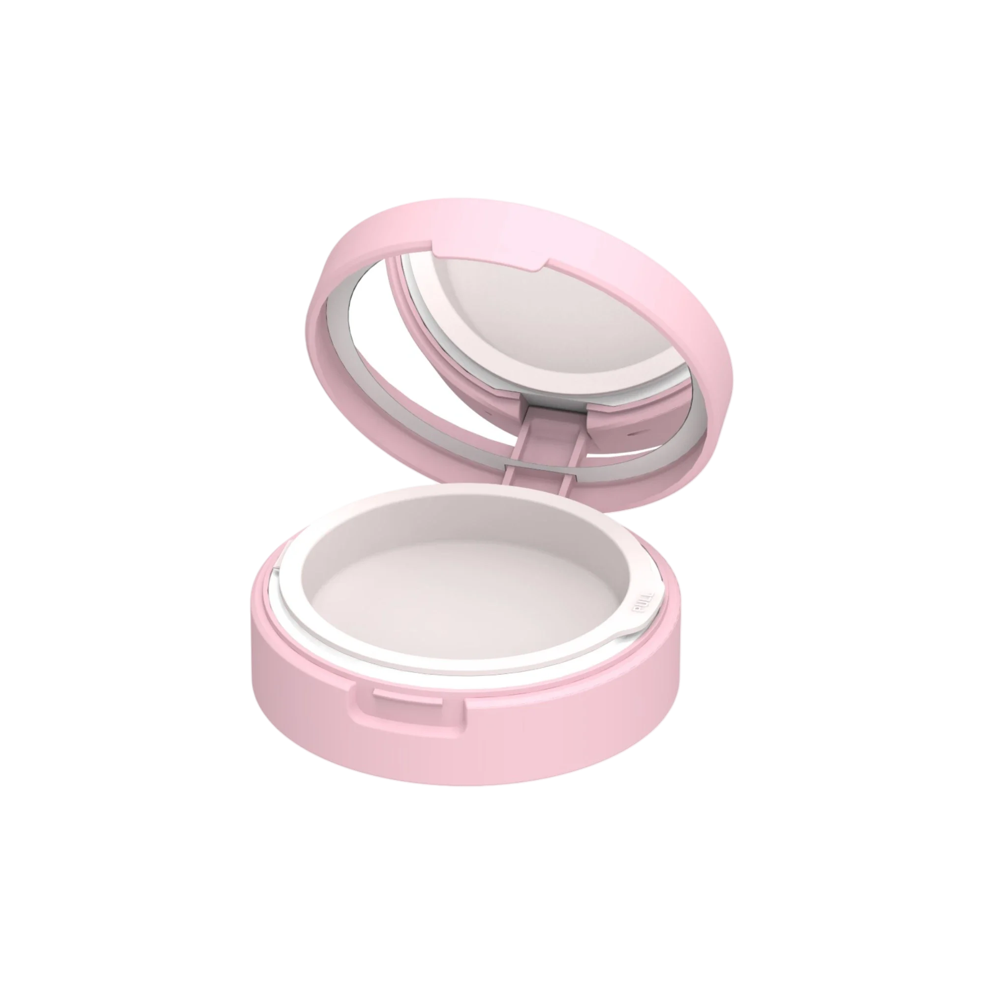 Hangzhou Ecopack Technology Co., Ltd 19.75g Single-Pan Round PETG, ABS & PP Foundation Cushion Compact with Mirror & Applicator Well