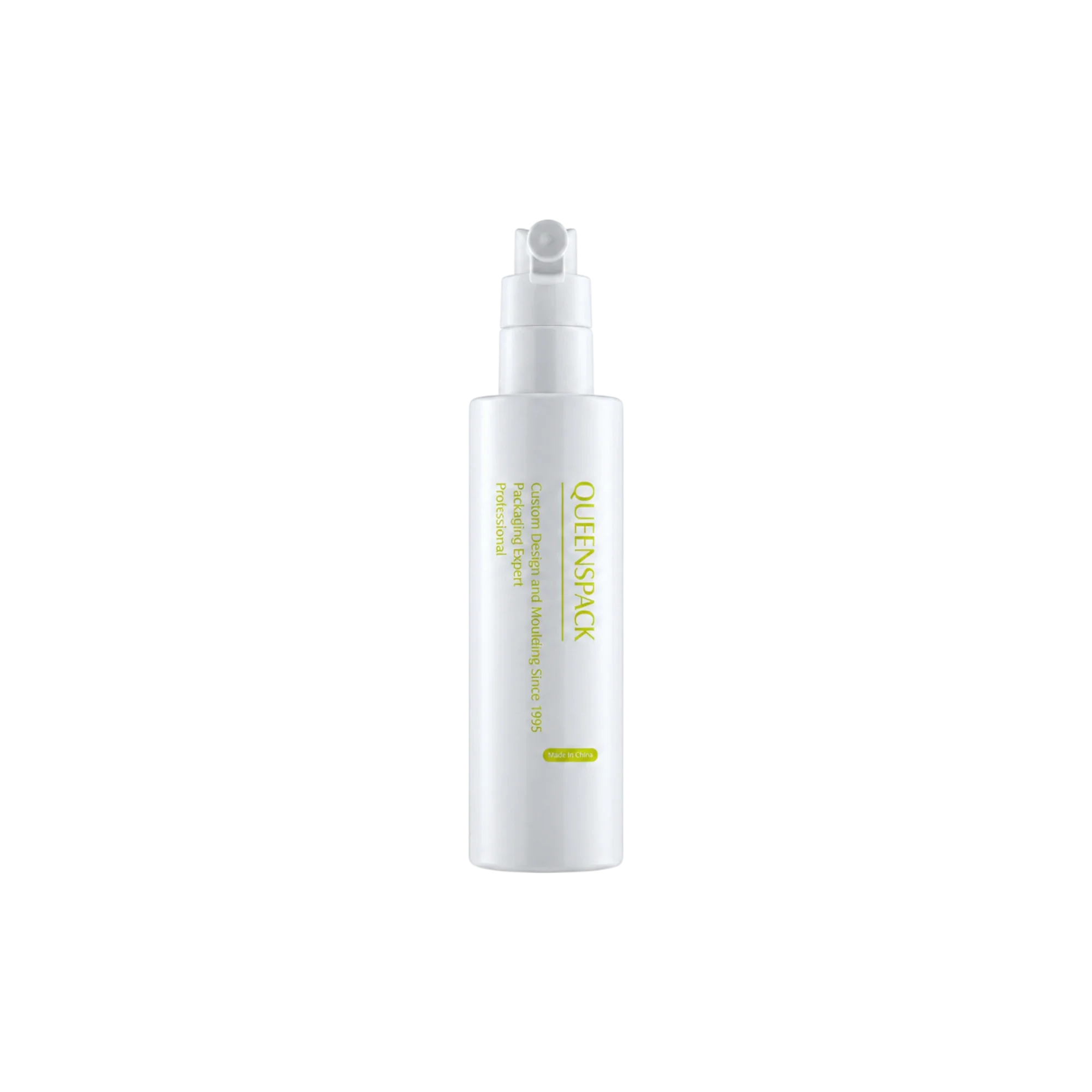 Queens Packaging Co., ltd.  3.4oz / 100ml PET Slim Cylinder Spray Bottle with Fine Mist Sprayer & Clip Lock