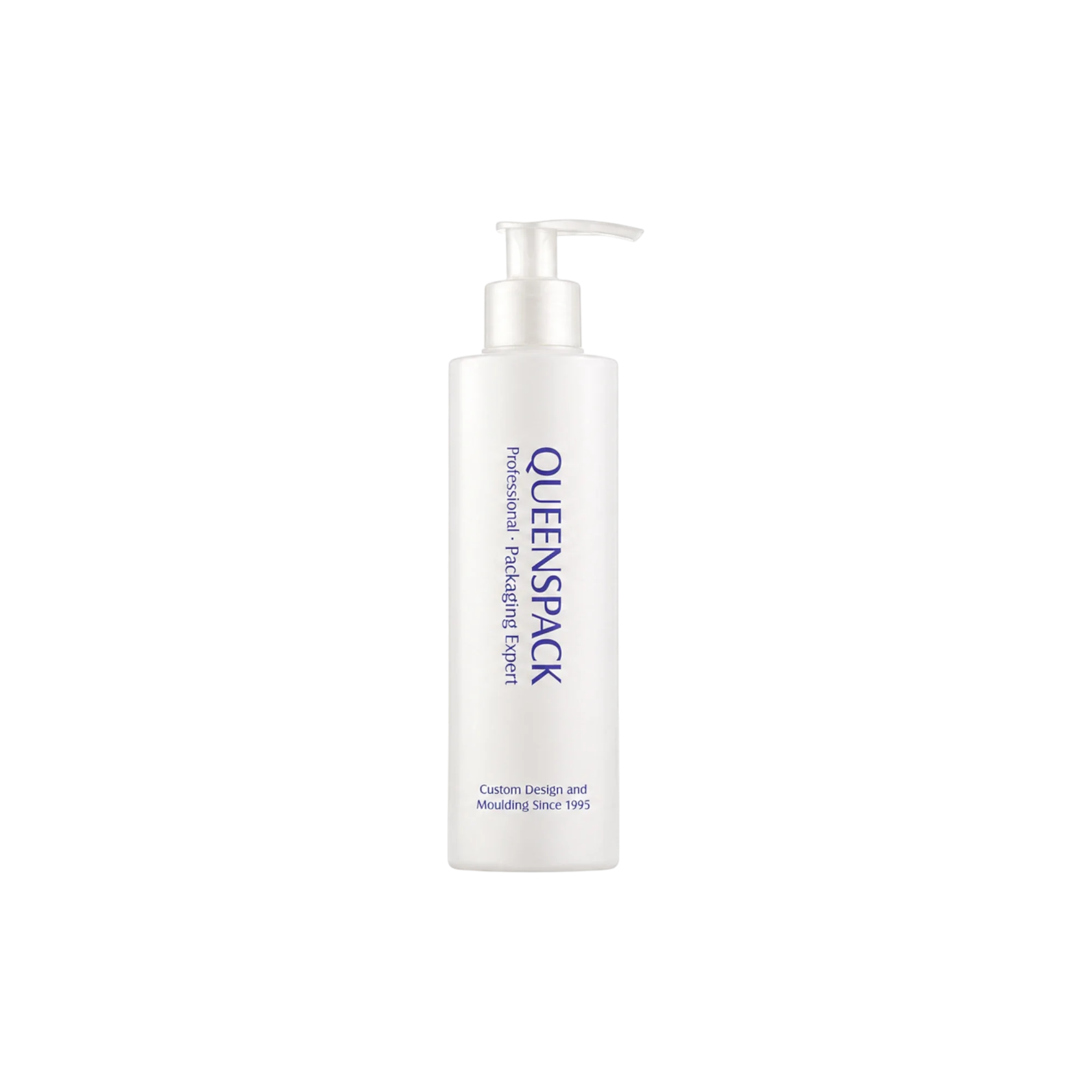 Queens Packaging Co., ltd. 6.8oz / 200ml PET Thick-Wall Cylinder Pump Bottle with PP Pump
