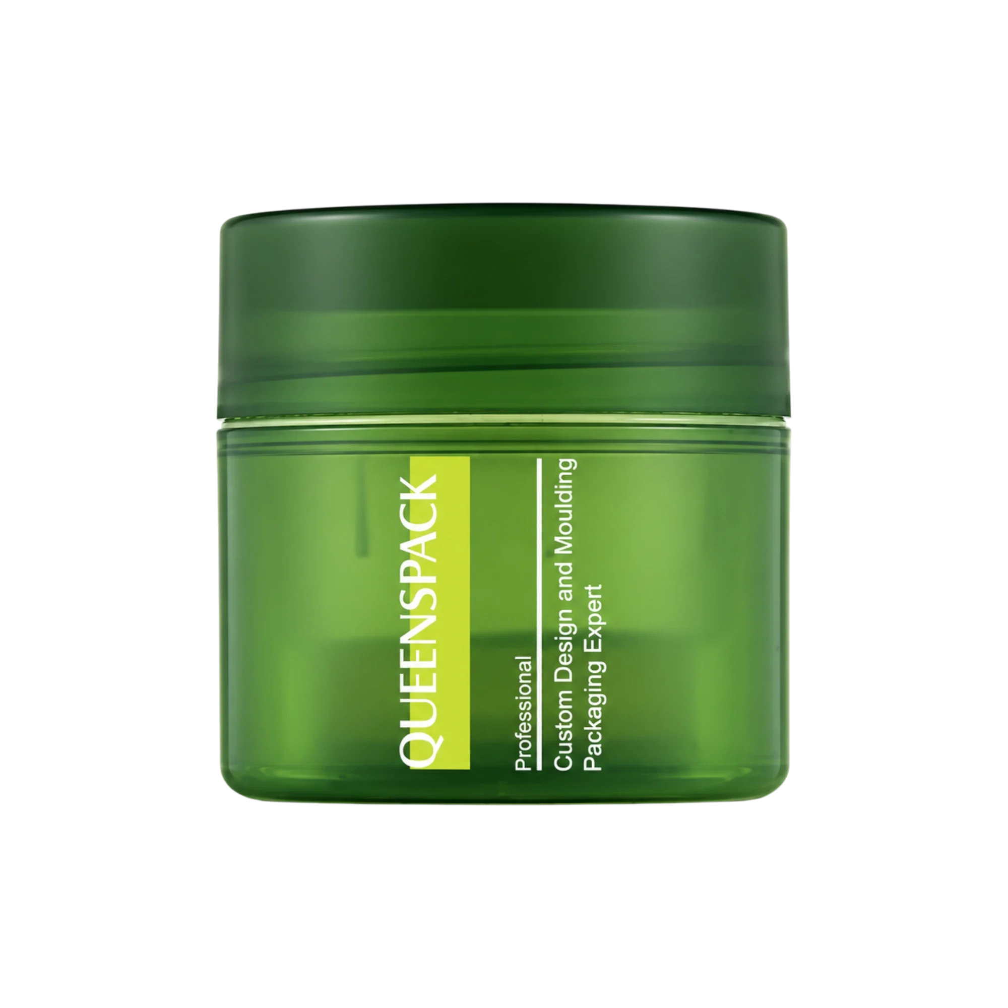 Queens Packaging Co., ltd.  1.7oz / 50ml Monomaterial PP Straight Sided Cream Jar with Flush Cap