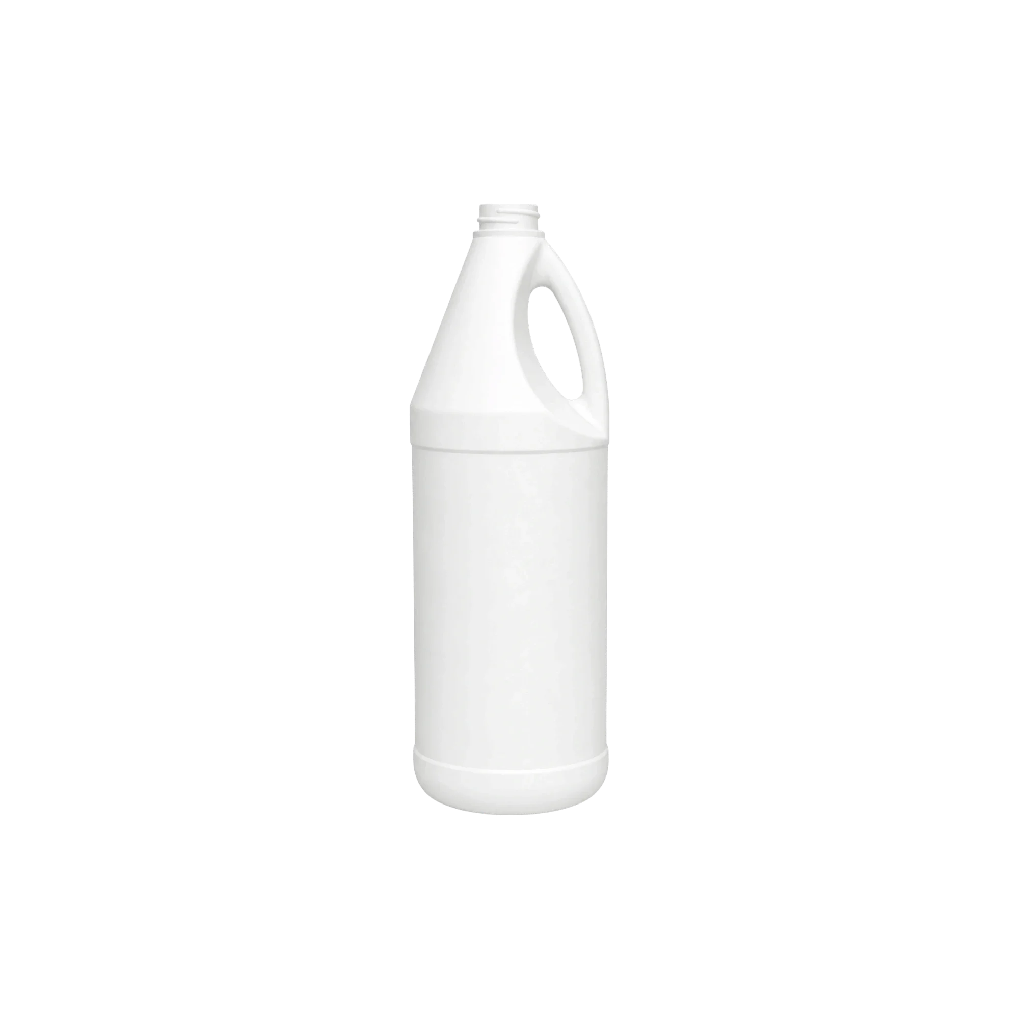 32oz / 1 Quart Round Gear Lube & Oil HDPE Bottle with 28mm Neck