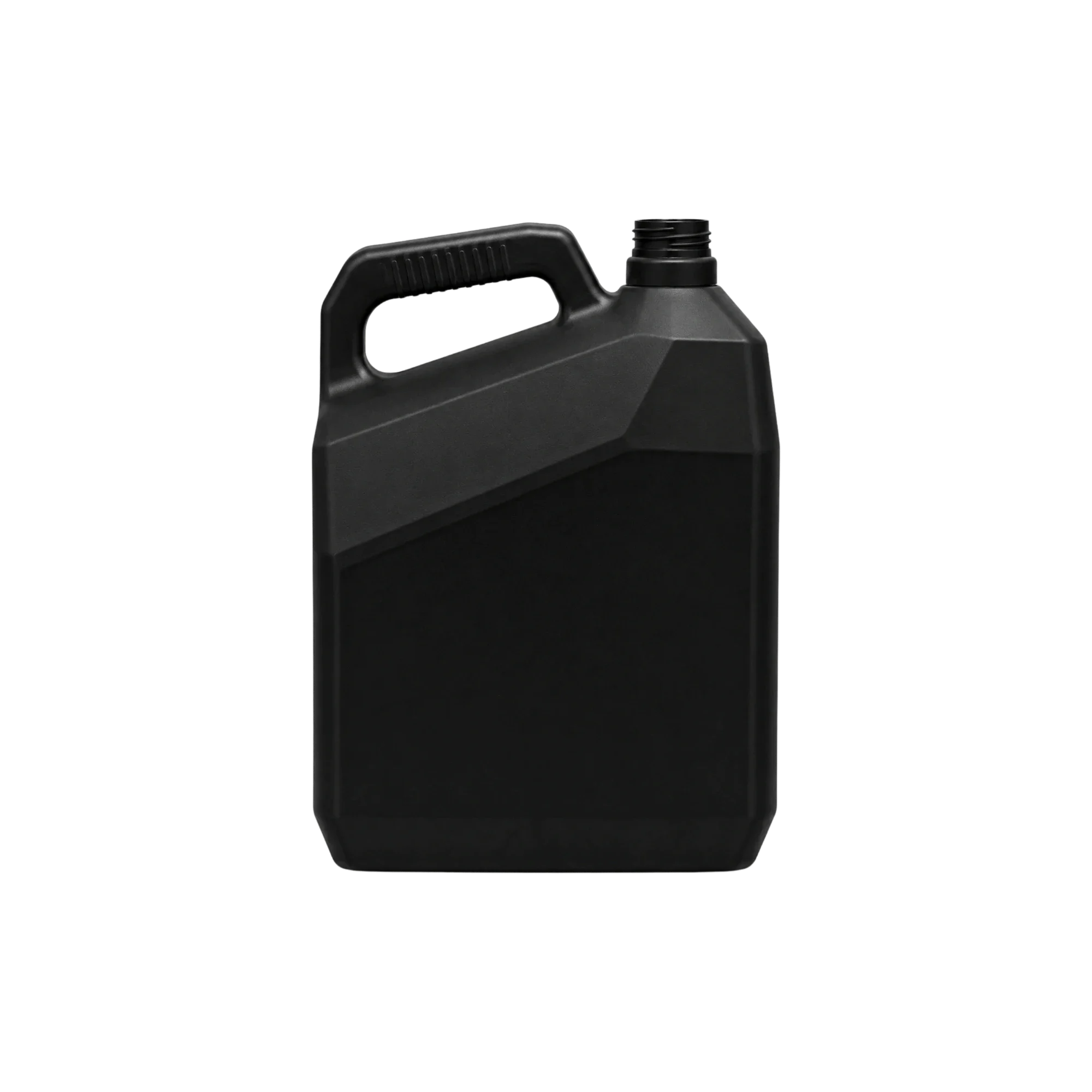 128oz / 4 Quarts Oblong HDPE Motor Oil Bottle with 38mm Neck & Slanted Handle