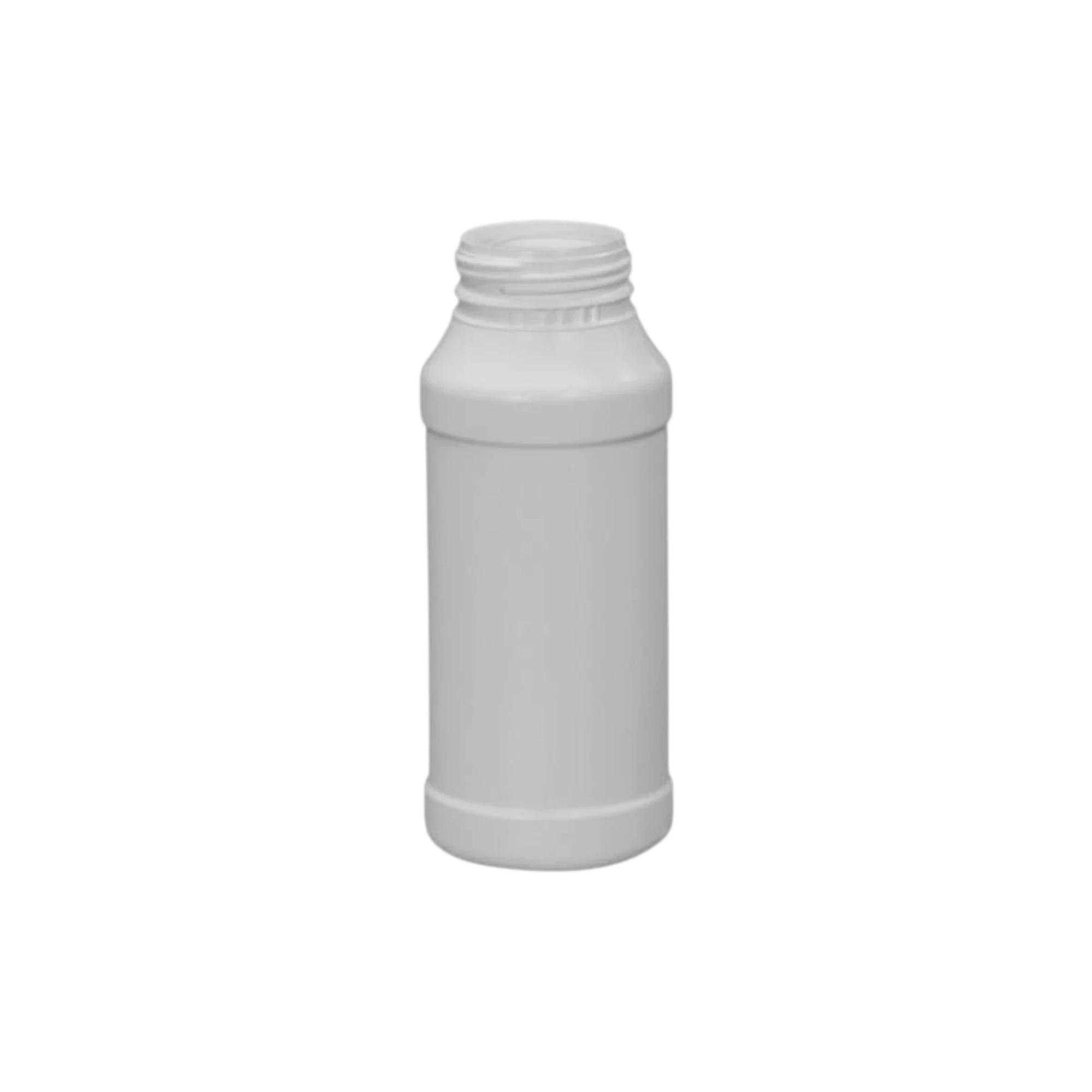 34oz / 1L 33-400 HDPE Bevel Surface Cleaner Bottle with Recessed Label Panel