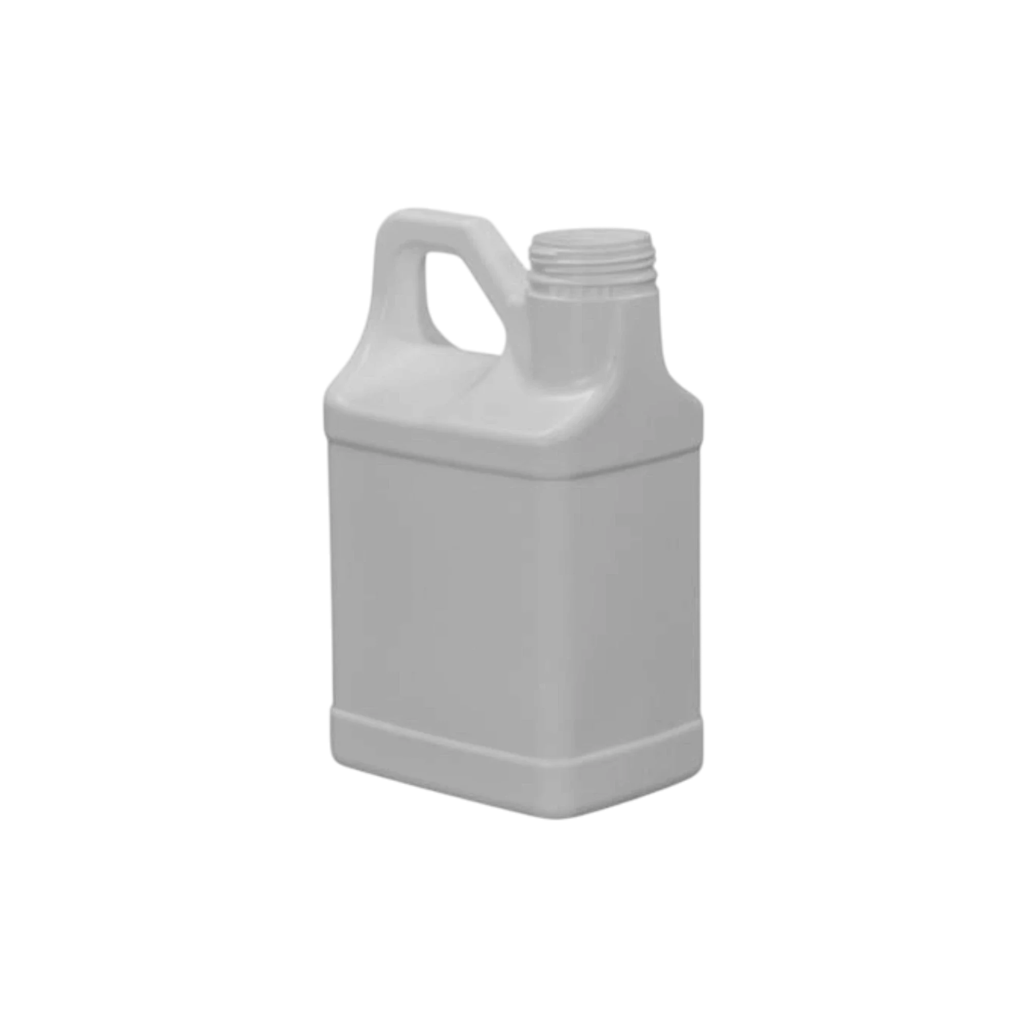 135oz / 4L 38-400 HDPE F-Style Industrial Jug with Recessed Label Panel
