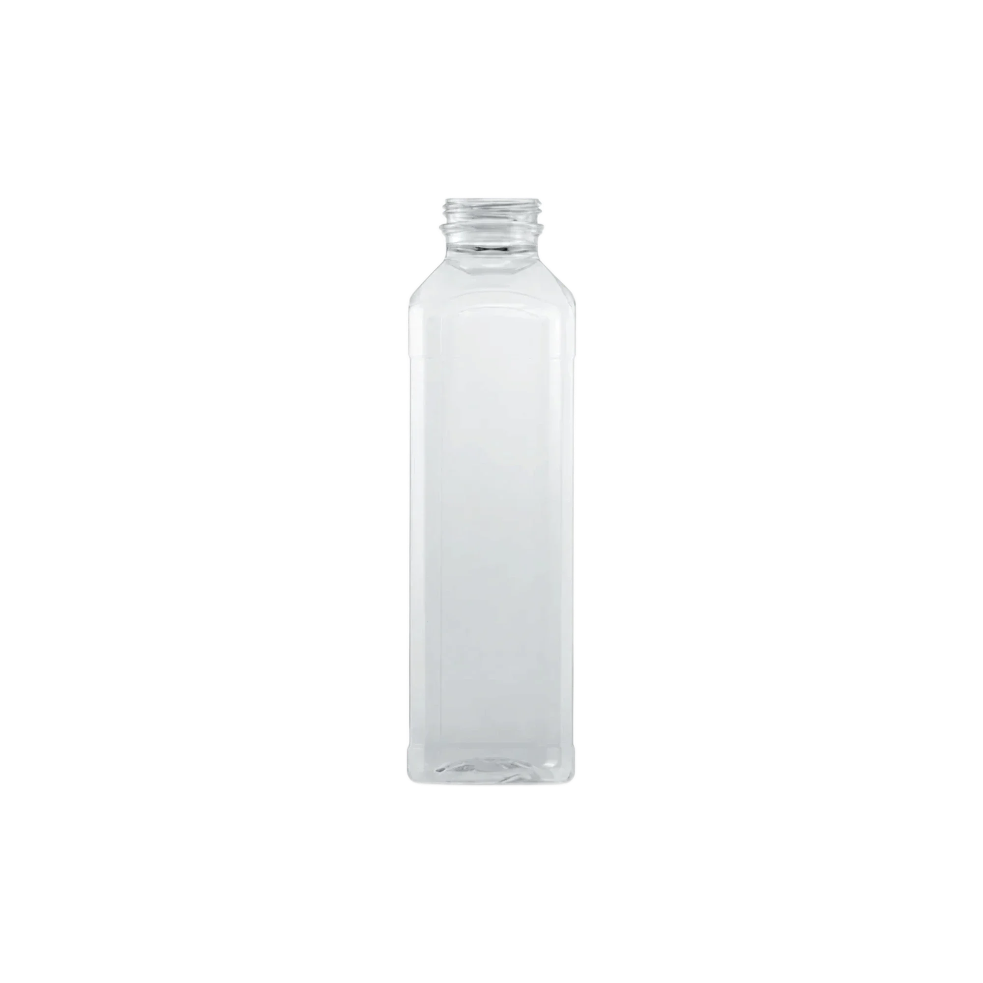 16oz Square 38mm DBJ PET Juice Bottle