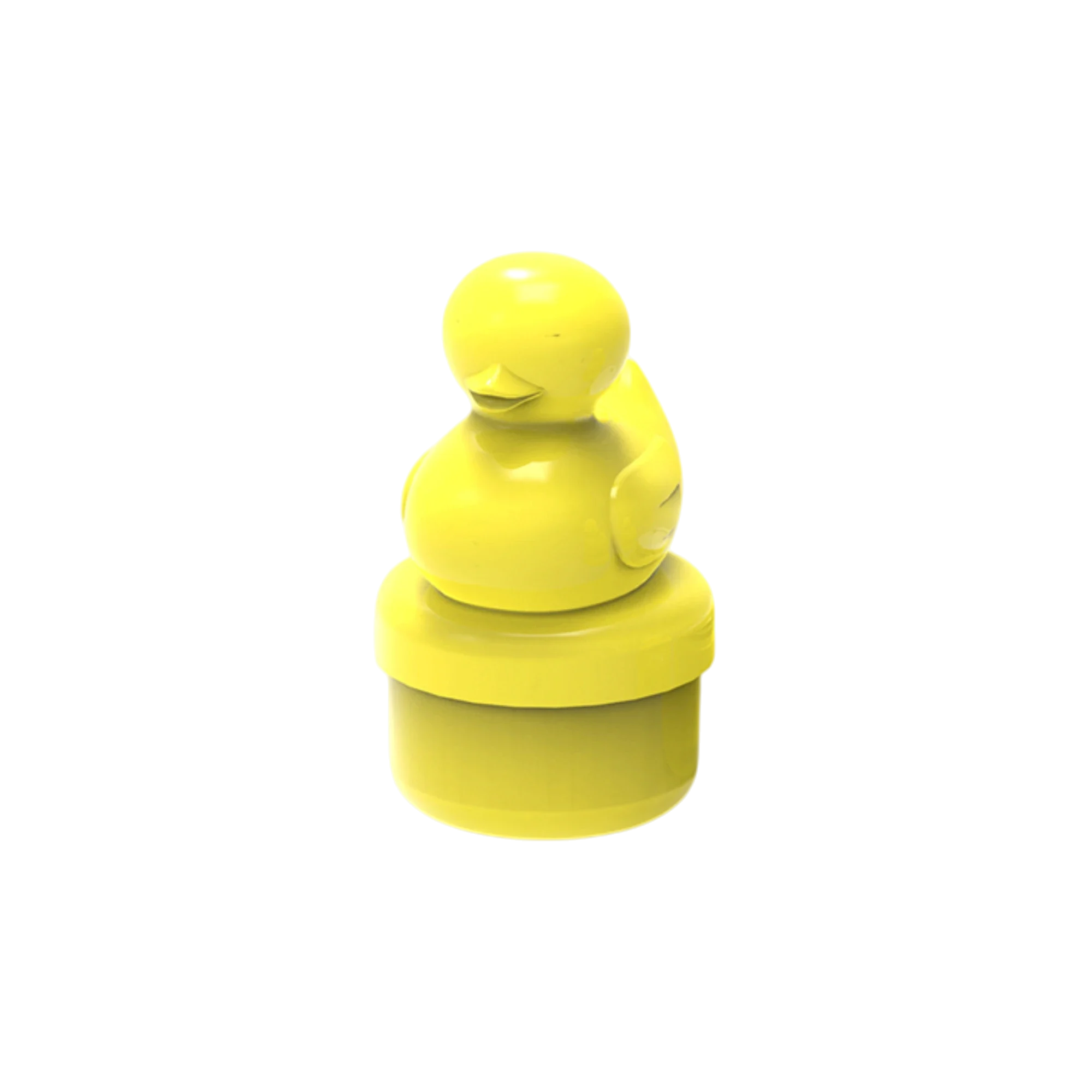 Choebe Group 2oz / 60ml ABS Double-Wall Duck Novelty Cream Jar with Duck-Shaped Threaded Closure