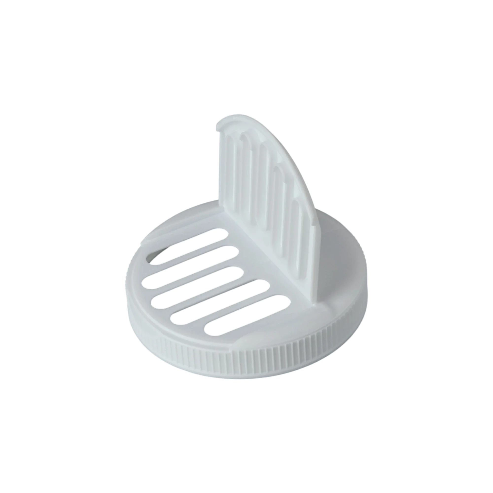 MRP Solutions 110-400 Hinged Large Format PP Flip Top Cap, Slotted Option