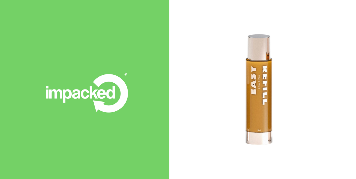 Shell Refillble Image Samhwa 1oz/30ml Refillable PETG/PP Airless Pump Bottle with PETG Outer ...