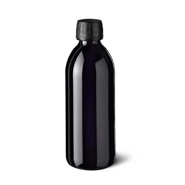 8.5oz /250ml 28-PP Glass Round Bottle