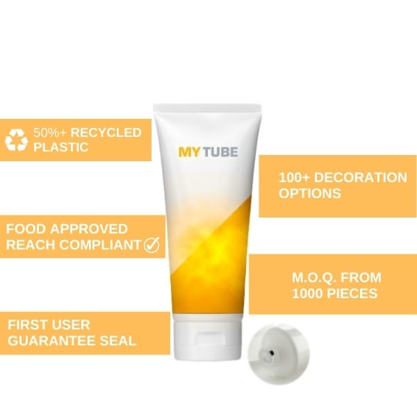 3.4oz /100ml PE Plastic Barrier Laminate Tube