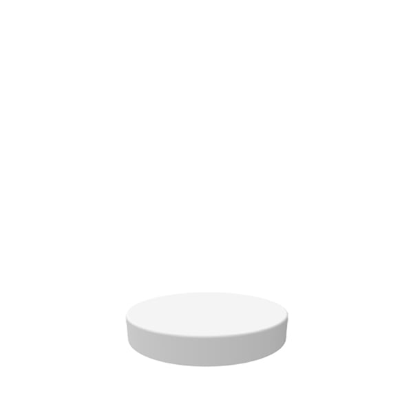 Smooth 89-400 Straight Sided Flat Threaded Closure