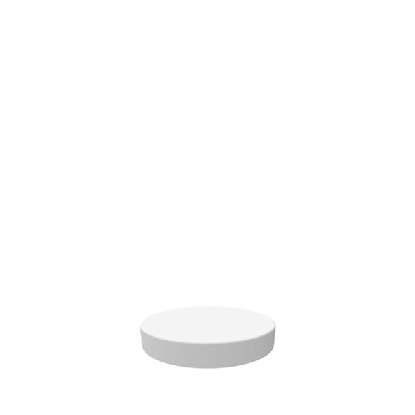 Smooth 63-400 Straight Sided Flat Threaded Closure