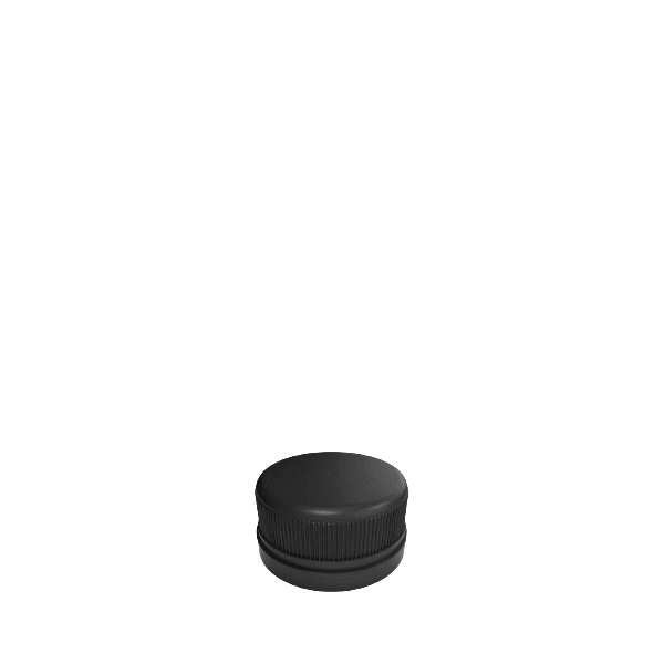 Ribbed 28mm Straight Sided Flat Threaded Closure