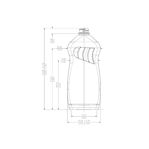 25oz 28-400 PET Bottle