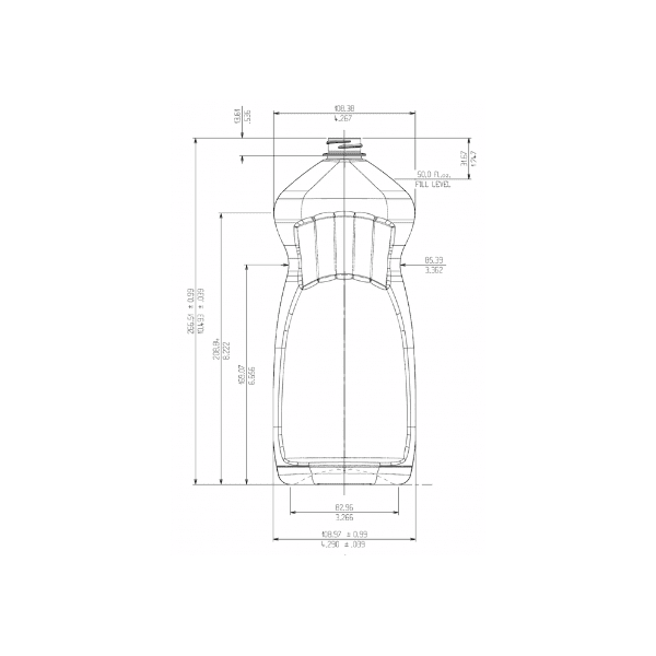 50oz 28-400 PET Bottle