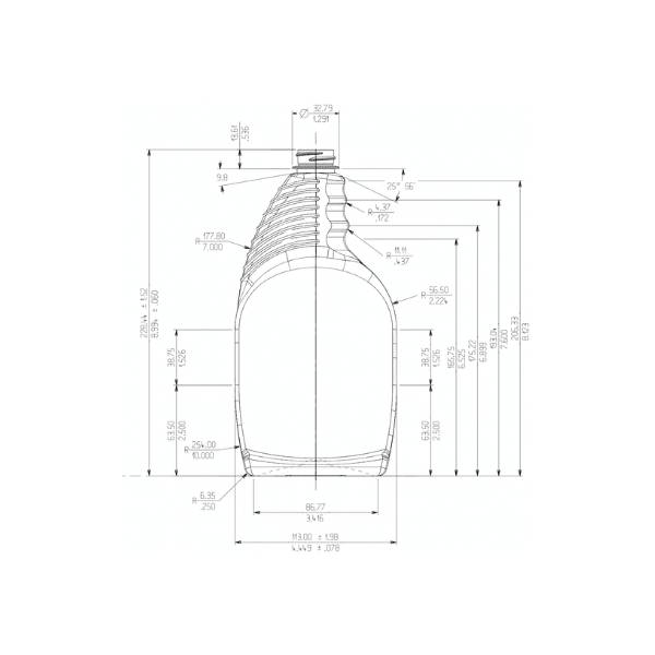 24oz 28-400 PET Bottle