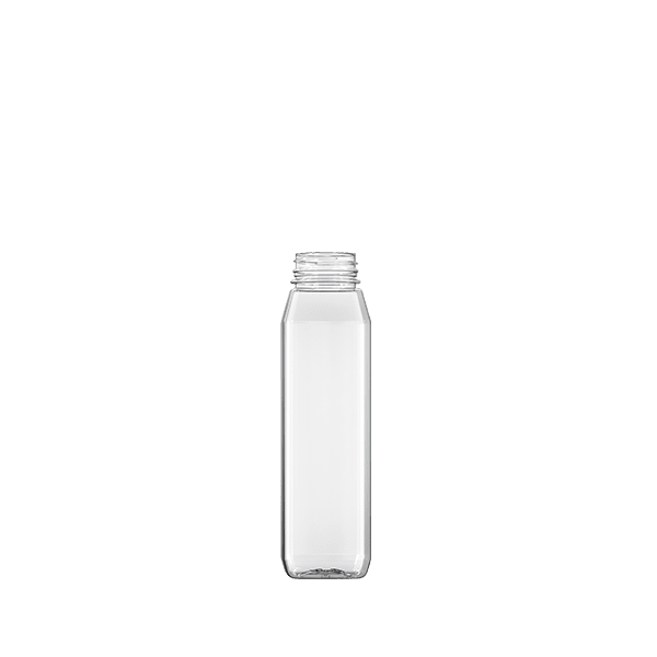 12oz 38-DBJ PET Square Beverage Bottle