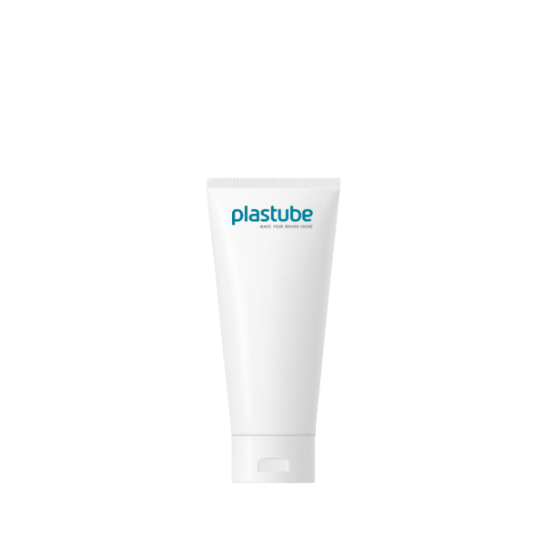The image shows a Plastube 3.0oz LDPE Tube. The tube is cylindrical and white, with a smooth surface and no visible branding or text. It features a standard screw-on cap at the top, which is also white. The tube is designed for holding and dispensing various types of products, such as creams or lotions. The clean and minimalistic design suggests it is meant for practical use.