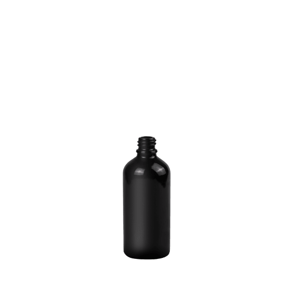 3.4oz 18 Glass Round Bottle