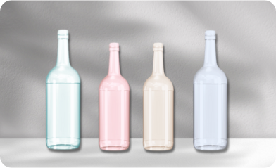Glass Liquor Bottles