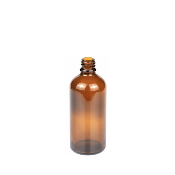 3.4oz 18 Glass Round Bottle