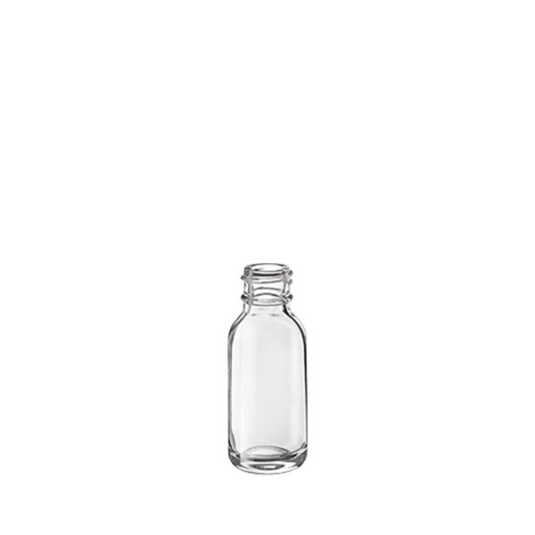 0.5oz 18-410 Glass Round Bottle