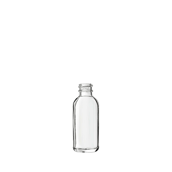 1oz 20-410 Glass Round Bottle