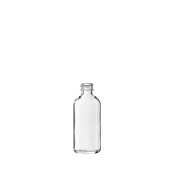 2oz 20-410 Glass Round Bottle