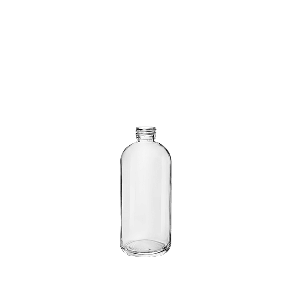 6.8oz 24-410 Glass Round Bottle