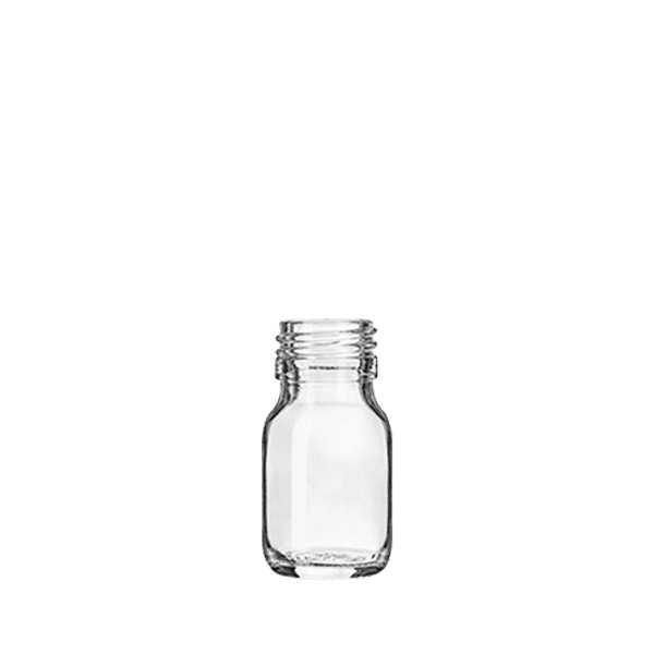 1oz 28-PP Glass Bevel Bottle