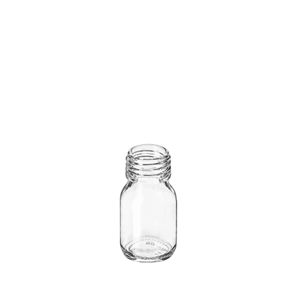 1oz 28-PP Glass Bevel Bottle