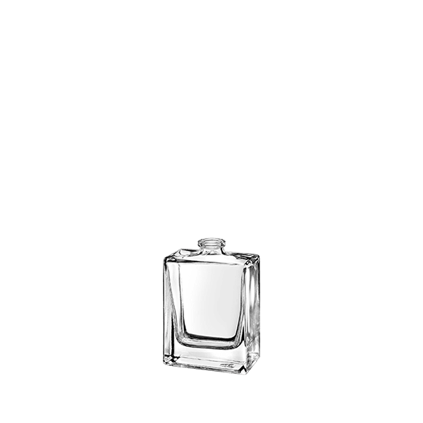 The image shows a clear glass dropper bottle with a black dropper cap. The bottle is cylindrical with smooth, transparent sides, allowing the contents to be easily visible. The black dropper cap has a ridged texture for grip and a white pipette inside. This product is identified as the Calaso 1.0oz Glass Dropper Bottle.